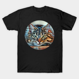 Fuzzy floppy cat T-Shirt